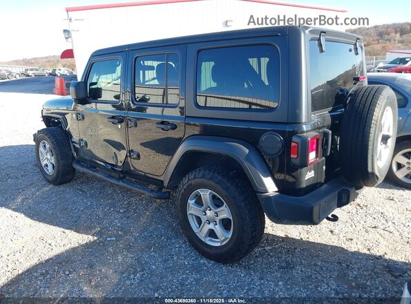 1C4HJXDN1LW230386 2020 JEEP WRANGLER UNLIMITED Черный Задняя левая четверть