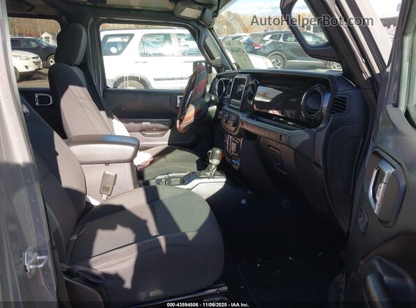 1C4HJXDN4MW576983 2021 JEEP WRANGLER UNLIMITED Gray Front interior view