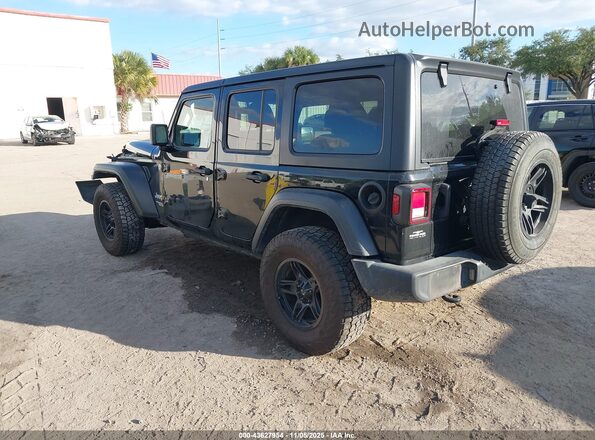 1C4HJXDN5LW294849 2020 JEEP WRANGLER UNLIMITED Black Հետևի ձախ