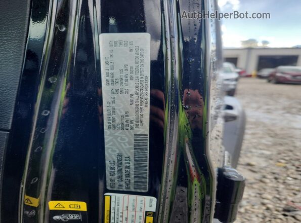 1C4HJXDN7NW245381 2022 JEEP WRANGLER Black VIN კოდის სტიკერის ხედი