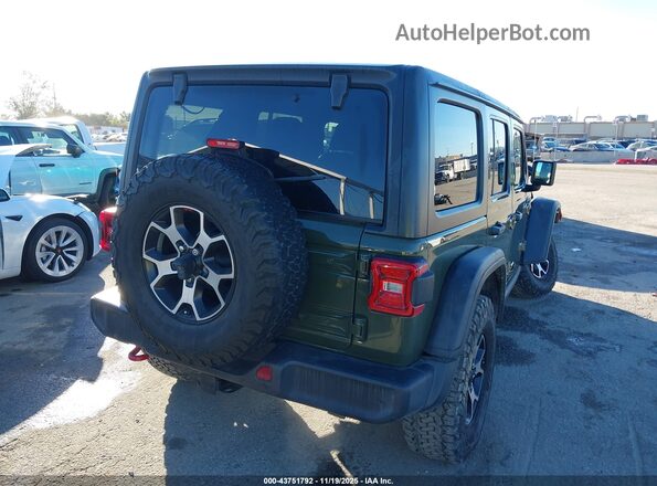 1C4HJXFG8MW528644 2021 JEEP WRANGLER UNLIMITED Зеленый Задняя правая четверть