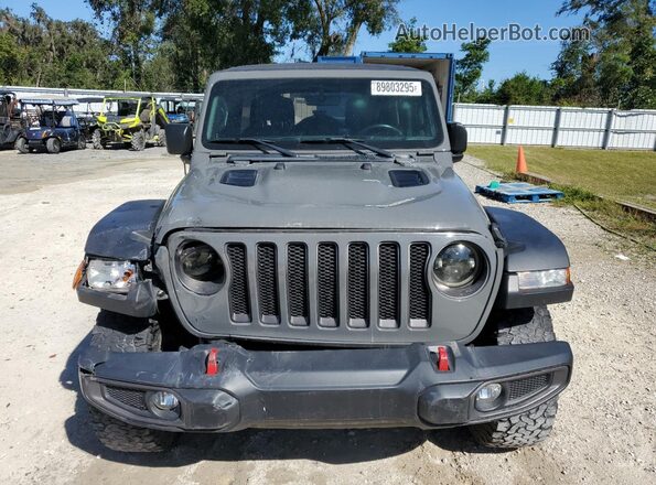 1C4HJXFN7NW123665 2022 JEEP WRANGLER Gray Widok z przodu