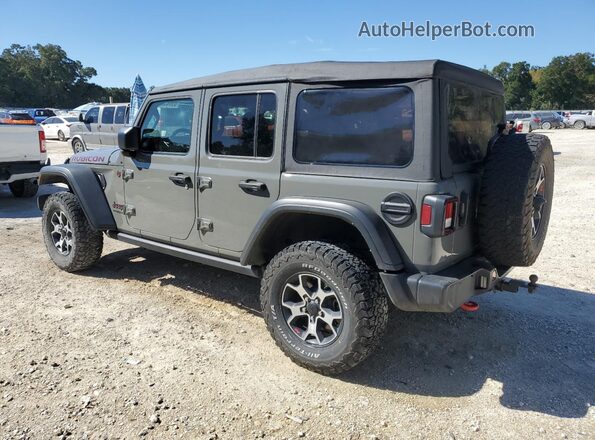 1C4HJXFN7NW123665 2022 JEEP WRANGLER Gray Tył lewy
