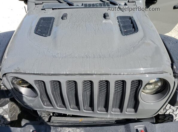 1C4HJXFN7NW123665 2022 JEEP WRANGLER Gray Widok wnętrza z tyłu