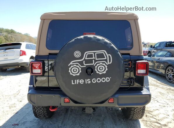 1C4HJXFN9NW123750 2022 JEEP WRANGLER Black Вид ззаду