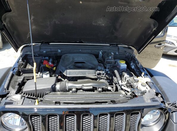 1C4HJXFN9NW123750 2022 JEEP WRANGLER Black Вид підкапотного простору