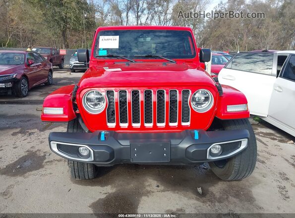 1C4JJXP60NW272279 2022 JEEP WRANGLER Красный Вид задней части салона