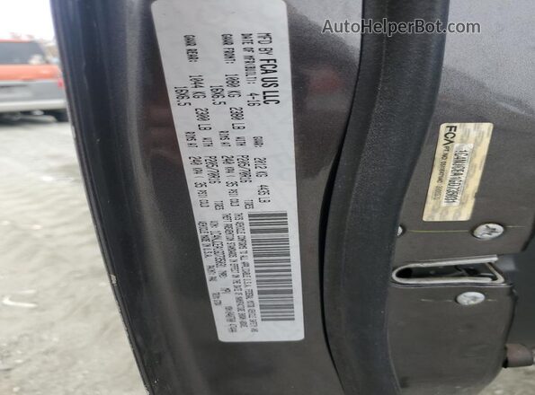 1C4NJCEA1GD735031 2016 JEEP COMPASS Gray Widok naklejki z numerem VIN