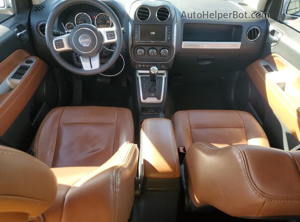 1C4NJDEB0GD751350 2016 JEEP COMPASS White Вид панелі приладів