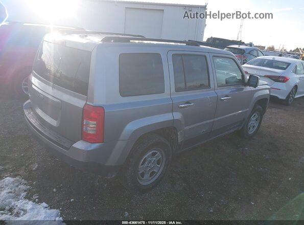 1C4NJRBB1GD646513 2016 JEEP PATRIOT Silver Задня права чверть