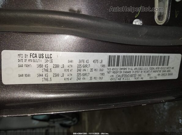 1C4NJRFB5HD168723 2017 JEEP PATRIOT Gray Widok komory silnika