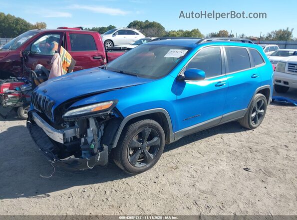 1C4PJLCB2JD596247 2018 JEEP CHEROKEE Blue 