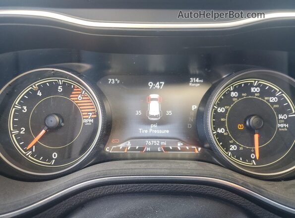 1C4PJLMN3ND508904 2022 JEEP CHEROKEE Maroon Instrument cluster view