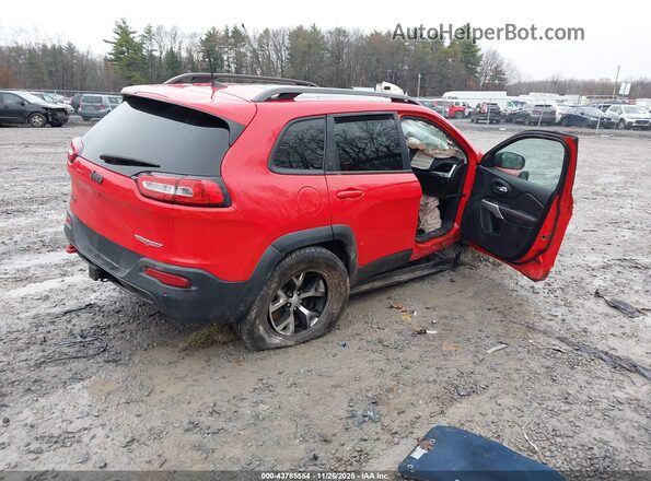 1C4PJMBS9HW658832 2017 JEEP CHEROKEE Red Tył prawy