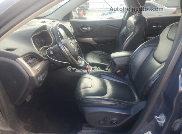 1C4PJMDB0JD570346 2018 JEEP CHEROKEE Gray Front interior view