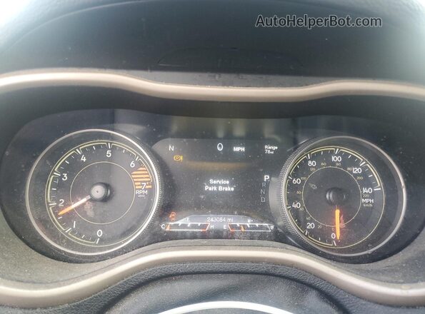 1C4PJMDB0JD570346 2018 JEEP CHEROKEE Gray Instrument cluster view