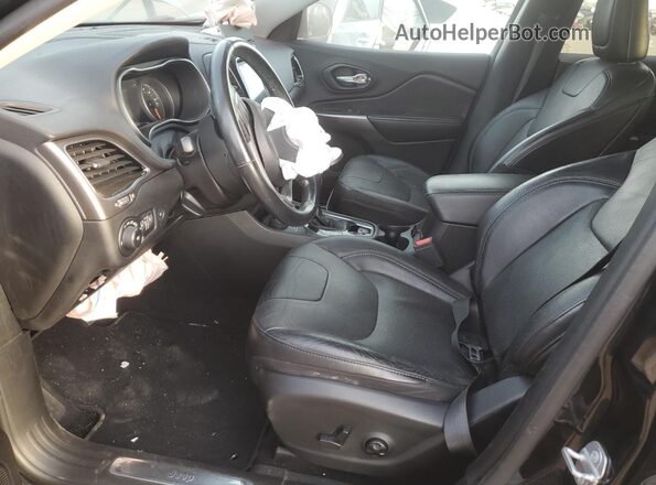 1C4PJMDX9LD559103 2020 JEEP CHEROKEE Black Widok wnętrza z przodu