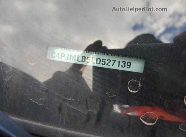 1C4PJMLB5LD527139 2020 JEEP CHEROKEE Blue VIN კოდის სტიკერის ხედი