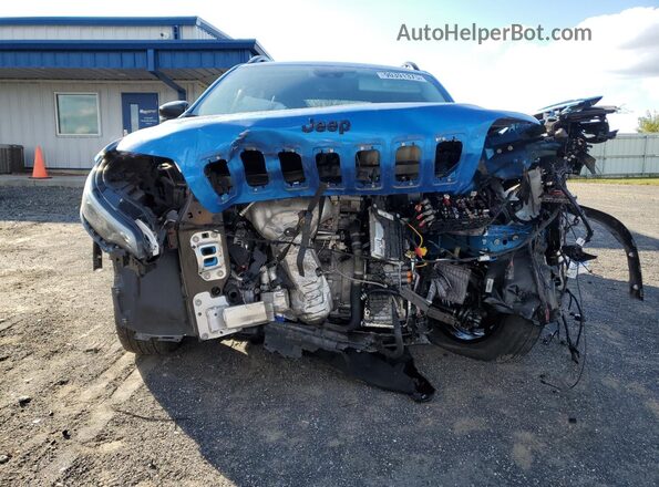 1C4PJMMB7PD109640 2023 JEEP CHEROKEE Blue Front view