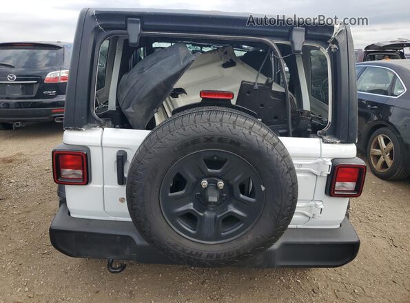 1C4PJXDG9RW210344 2024 JEEP WRANGLER White უკანა ხედი