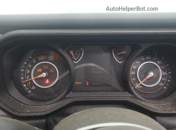 1C4PJXDG9RW210344 2024 JEEP WRANGLER White ხელსაწყოთა პანელის ხედი