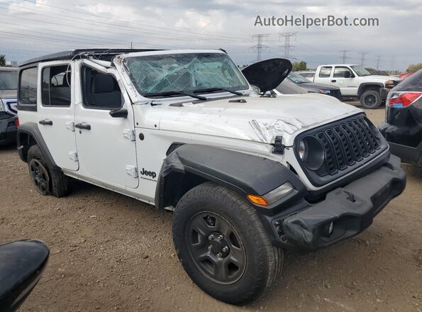 1C4PJXDG9RW210344 2024 JEEP WRANGLER White წინა მარჯვენა