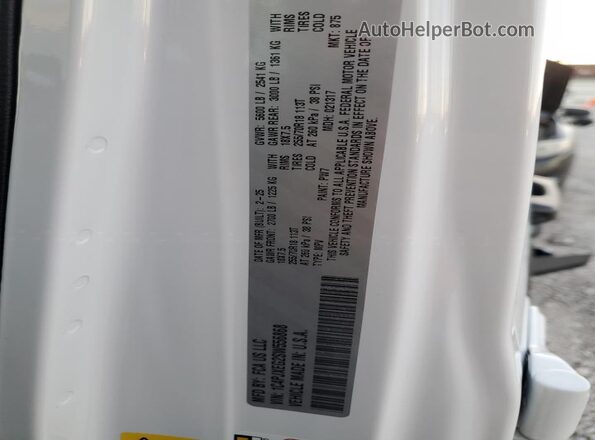 1C4PJXEG2SW556868 2025 JEEP WRANGLER White Панорамний вид салону 360°