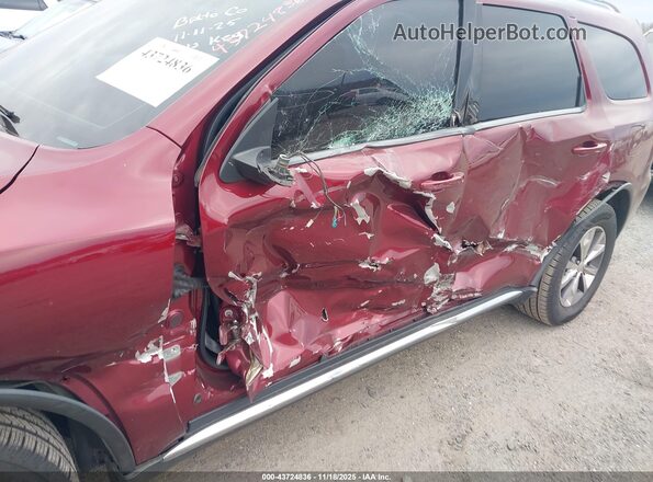1C4RDHDG5GC448907 2016 DODGE DURANGO Бордовый Вид спереди