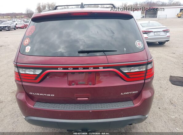 1C4RDHDG5GC448907 2016 DODGE DURANGO Бордовый 