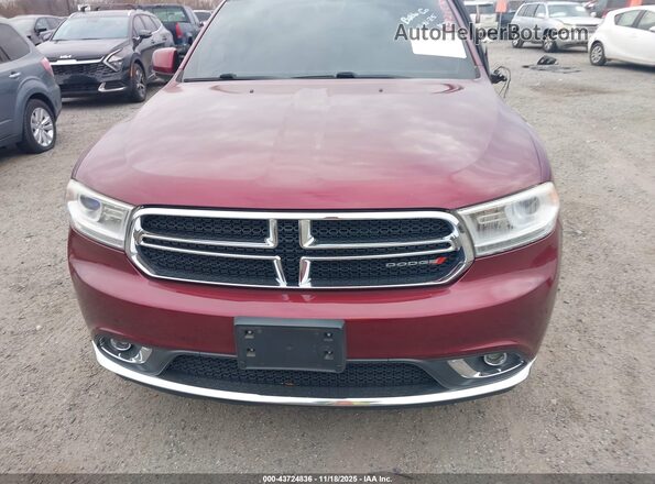 1C4RDHDG5GC448907 2016 DODGE DURANGO Бордовый Вид щитка приборов