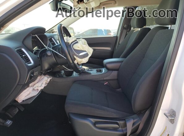 1C4RDJAG4LC283728 2020 DODGE DURANGO Белый Вид салона спереди