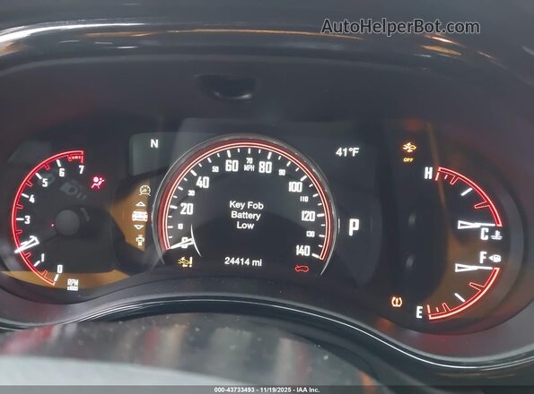 1C4RDJDG0SC518409 2025 DODGE DURANGO Black უკანა სავარძლების ხედი