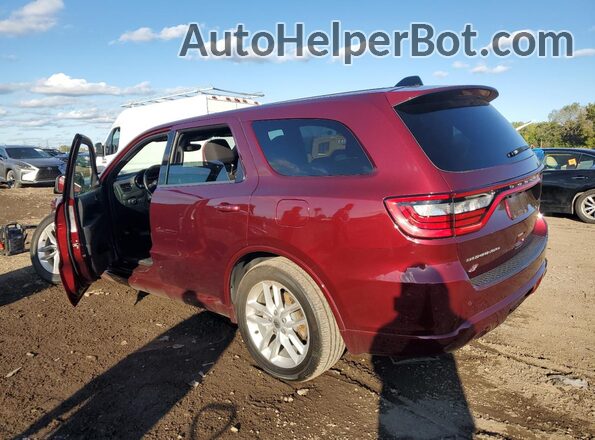 1C4RDJDG1RC217531 2024 DODGE DURANGO Burgundy Задня ліва чверть