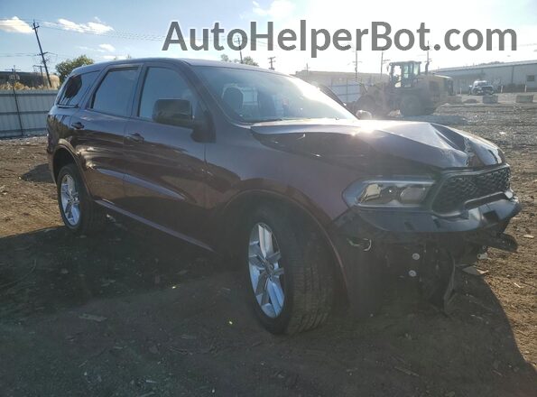 1C4RDJDG1RC217531 2024 DODGE DURANGO Burgundy Передня права чверть