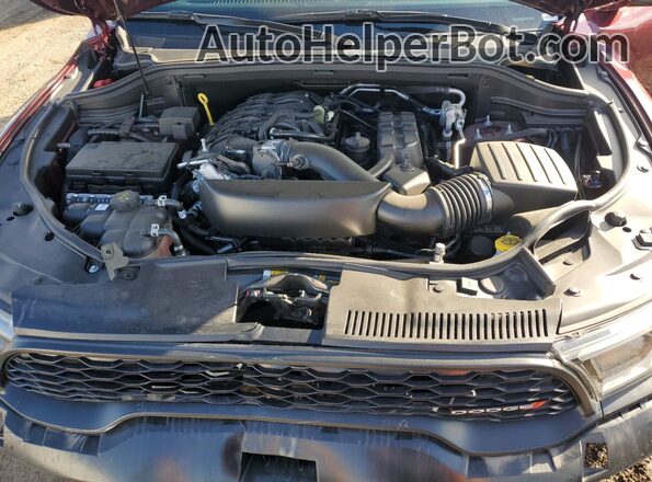 1C4RDJDG1RC217531 2024 DODGE DURANGO Burgundy Вид підкапотного простору