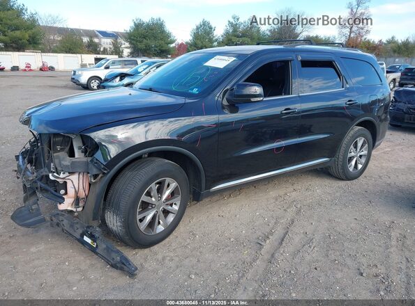 1C4RDJDG2GC301922 2016 DODGE DURANGO Черный Передняя левая четверть