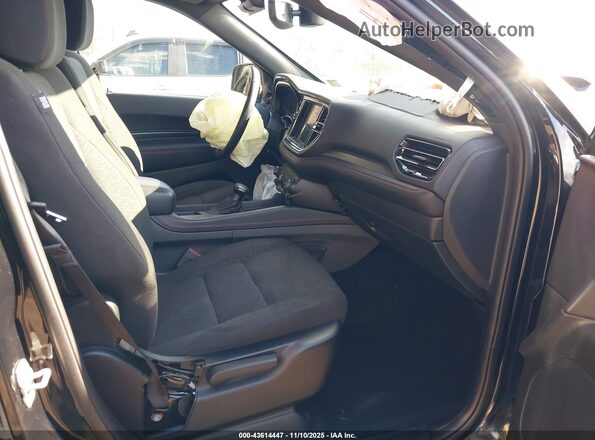 1C4RDJDG2RC176648 2024 DODGE DURANGO Black Widok wnętrza z przodu
