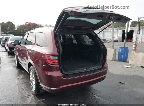 1C4RDJDG7GC397935 2016 DODGE DURANGO Burgundy Trasero izquierdo