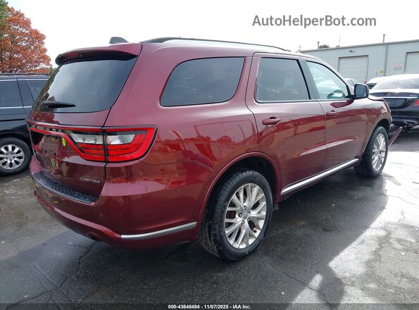 1C4RDJDG7GC397935 2016 DODGE DURANGO Burgundy Trasero derecho