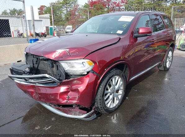 1C4RDJDG7GC397935 2016 DODGE DURANGO Burgundy Vista tres cuartos delantera izquierda