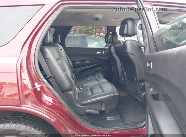 1C4RDJDG7GC397935 2016 DODGE DURANGO Burgundy Vista de la etiqueta del VIN