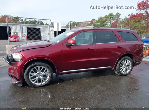 1C4RDJDG7GC397935 2016 DODGE DURANGO Burgundy Vista interior de 360 grados