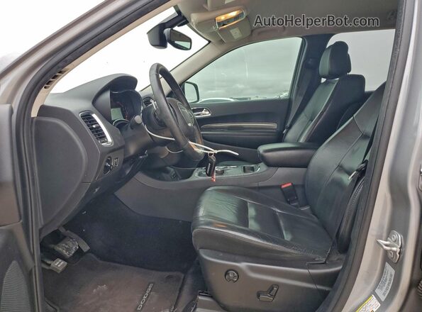 1C4RDJDG8HC732962 2017 DODGE DURANGO Gray Widok wnętrza z przodu