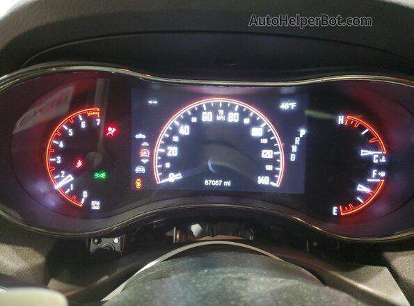 1C4RDJDG8LC372908 2020 DODGE DURANGO Gray Widok zestawu wskaźników