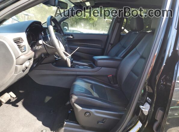 1C4RDJDGXRC138214 2024 DODGE DURANGO Black Widok wnętrza z przodu