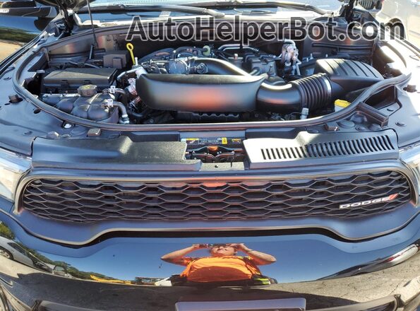 1C4RDJDGXRC138214 2024 DODGE DURANGO Black Widok wnętrza z tyłu