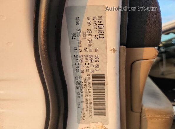 1C4RJEBG1GC392734 2016 JEEP GRAND White Панорамний вид салону 360°