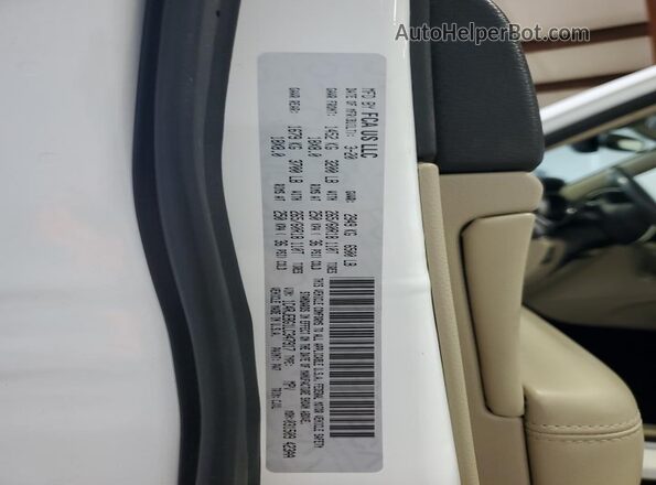1C4RJEBG1LC347917 2020 JEEP GRAND White Vista de la etiqueta del VIN