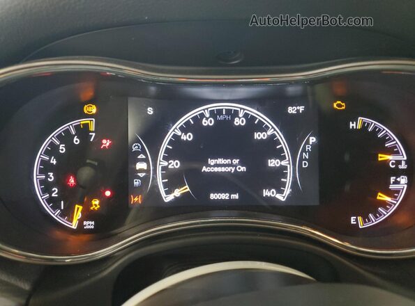 1C4RJEBG1LC347917 2020 JEEP GRAND White Vista del cuadro de instrumentos