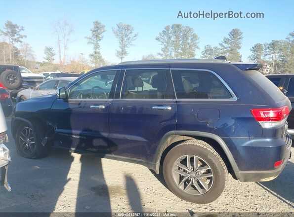 1C4RJEBG8HC617877 2017 JEEP GRAND CHEROKEE Blue 360 interior view
